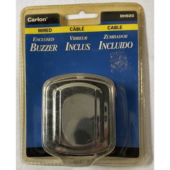 CARLON Wired Enclosed Buzzer 16 Volt Doorbell DH905 Door Bell Chime VINTAGE NEW - Picture 1 of 2
